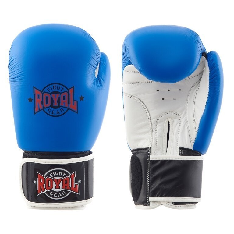 "Royal" odinės bokso pirštinės Top - Blue
