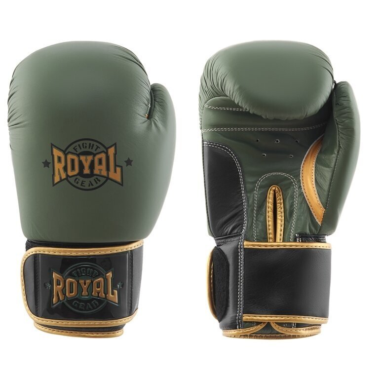 "Royal" odinės bokso pirštinės Top - Khaki