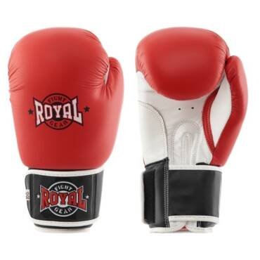 "Royal" odinės bokso pirštinės Top - Red