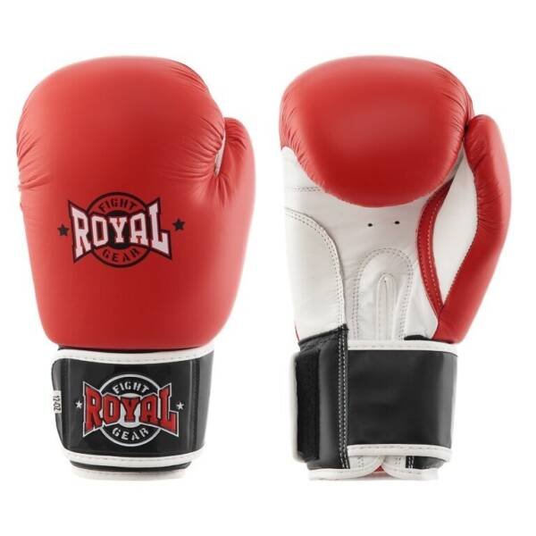 "Royal" odinės bokso pirštinės Top - Red
