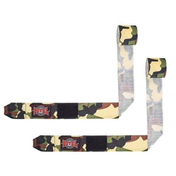 "Royal" tamprūs bokso bintai 4.6m - Camo