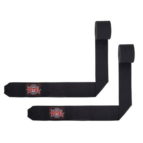 "Royal" tamprūs bokso bintai 4.6m - Black